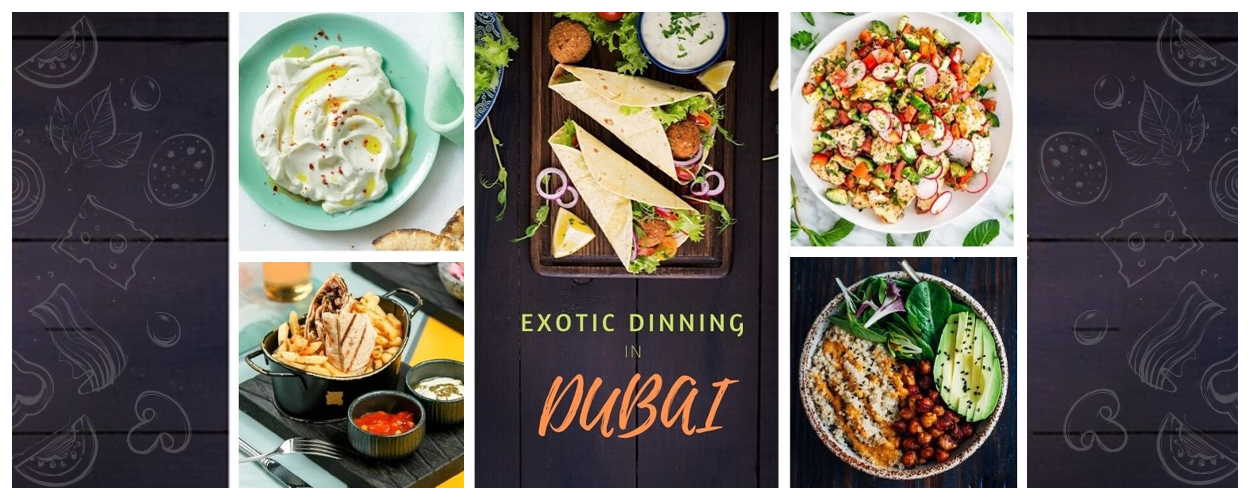 Exotic food in Dubai