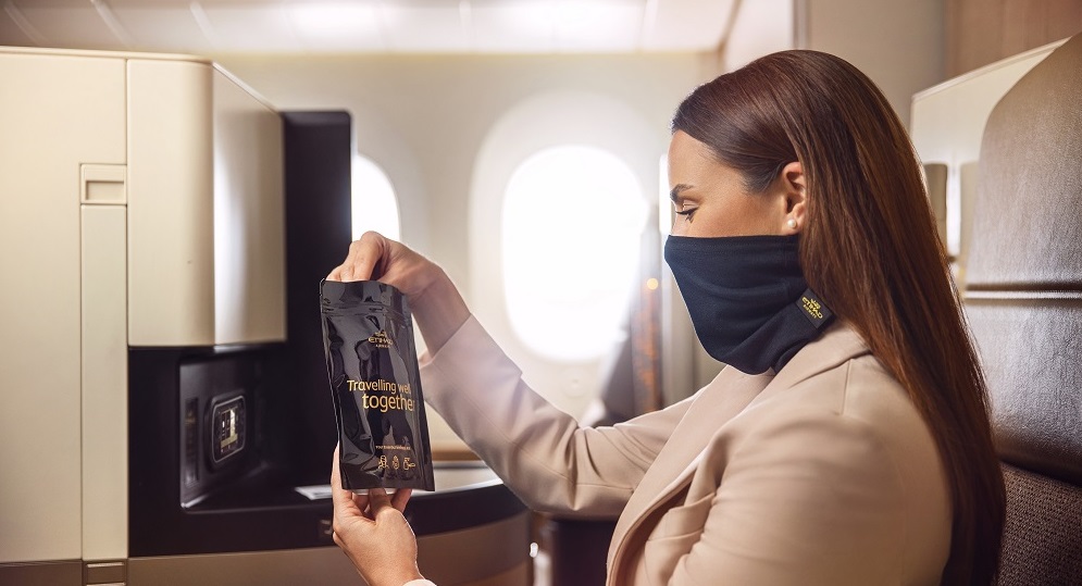 Etihad Launches Face Protection for Premium Passengers