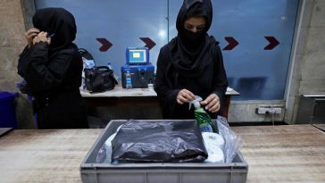 Afgan woman back to work