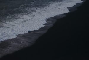 Red sea-black sand