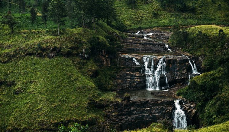 Waterfalls in Sri Lanka